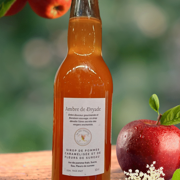 Sirop Pommes Caramélisées- Fleurs de Sureau