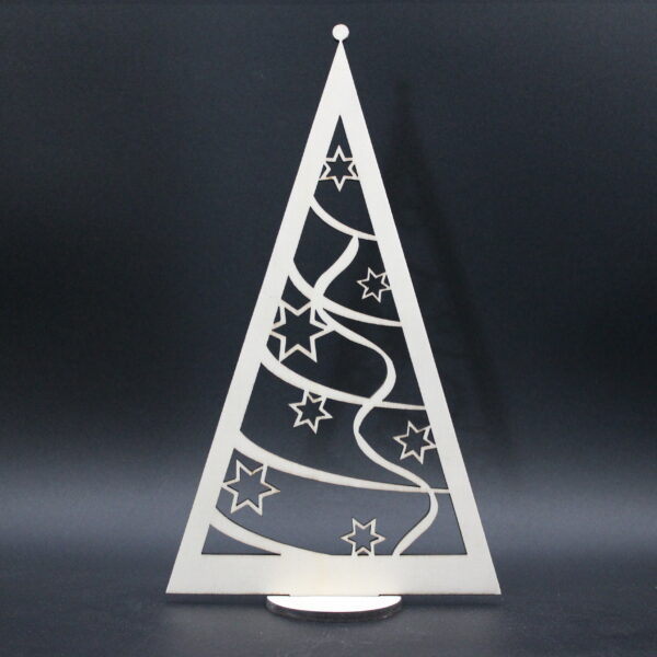 Sapin de Noël triangle moderne en bois