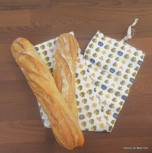 Sac 2 baguettes pliables abeille